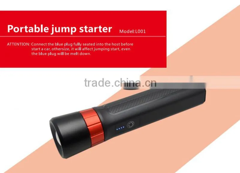CARKU Epower car Jump starter 3w Torch light battery for laptop ,mobile phone,ipad