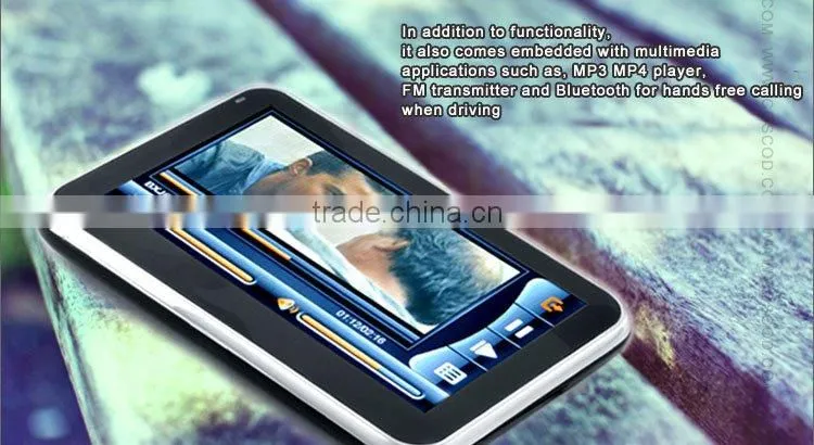 4.3 inch bluetooth gps