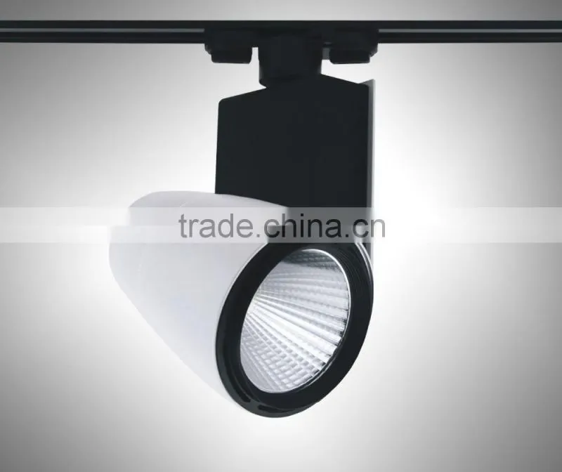 2016 NEW COB LED Track Light Dimmable 10-40W for Euro/US market