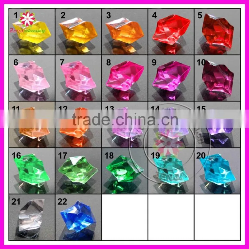 Long Decorated acrylic garland, crystal garland, fake acrylic garland