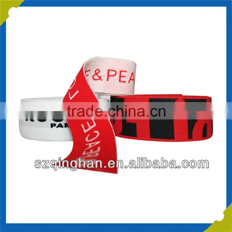 China Less expensive superior performance elastic brand webbing