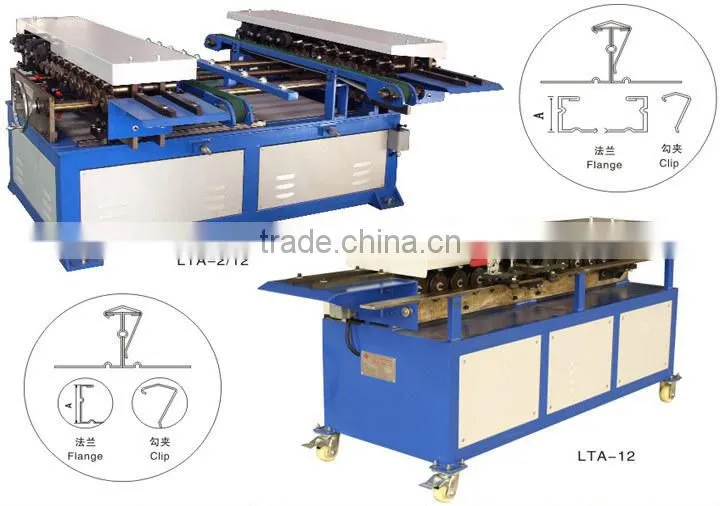 Most popular sold Rectangle Pipe making TDF flange forming machine price