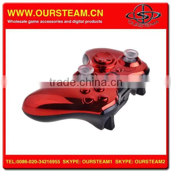 Custom Red Controller with LED For XBOX 360 Wireless
