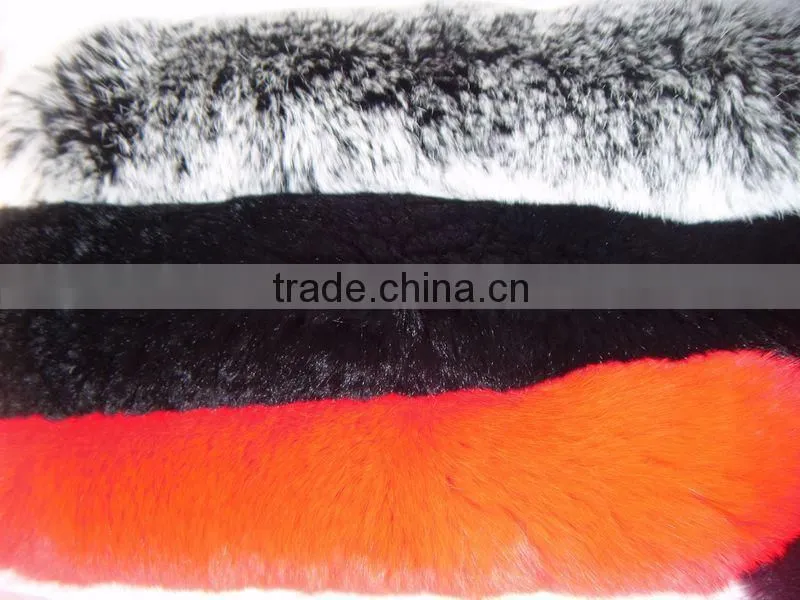 Multicolor Genuine rex rabbit fur plate for garment /ihpone covers