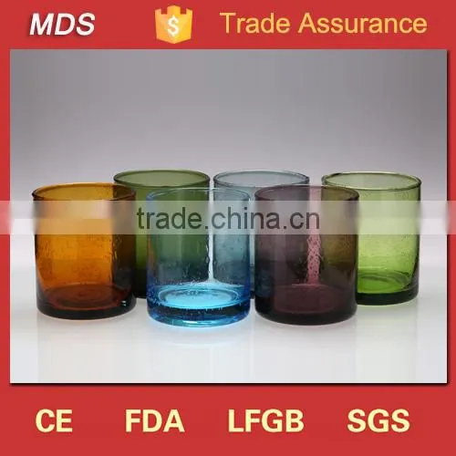Colored blue stem turkish wine glass manufacturers