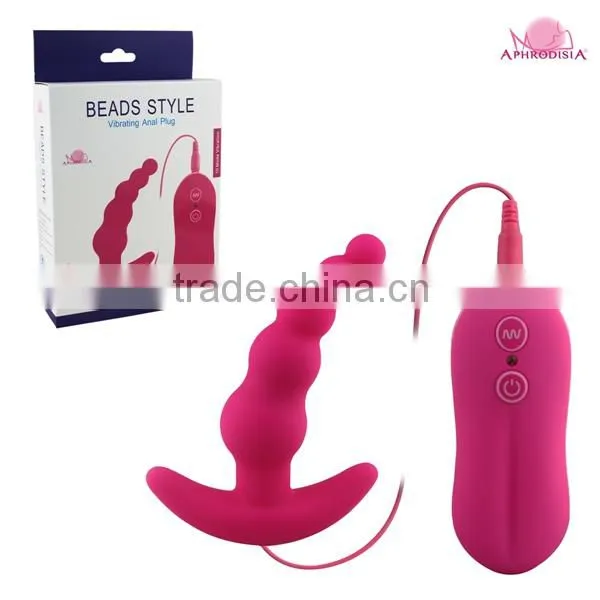 10 mode vibration silicone anal beads