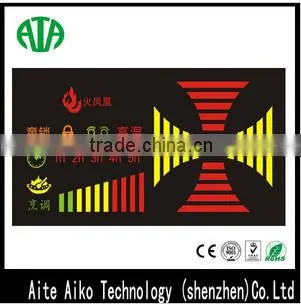 full color indoor seven segment digital signage display for gas stove