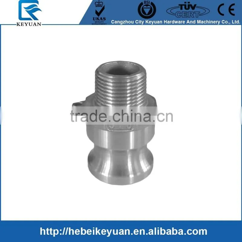 Stainless Steel Camlocks 1/2" Male Adaptor to Male Thread