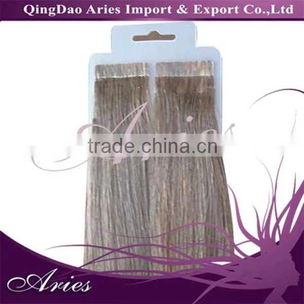 100% Virgin Human Remy Extension tape in hair