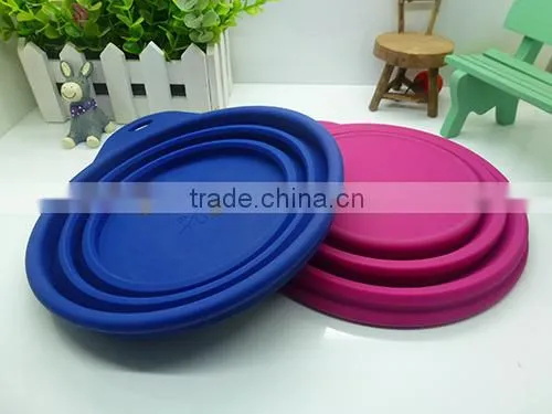 flexible silicon rubber collapsing bowl &silicone microwave collapsible bow