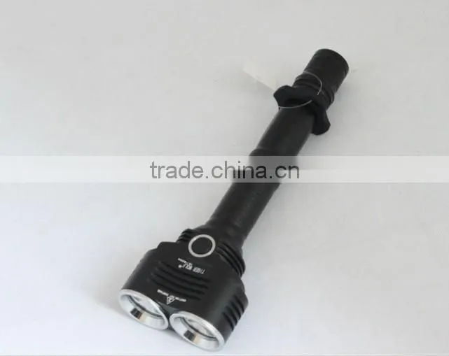 super power rechargeable aluminium flashlight LED torch light