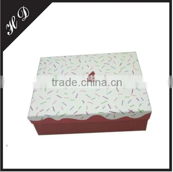 2016New Cardboard Shoe Box Wholesale