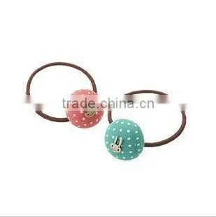 Hot lovely rabbit dot dot rubber band