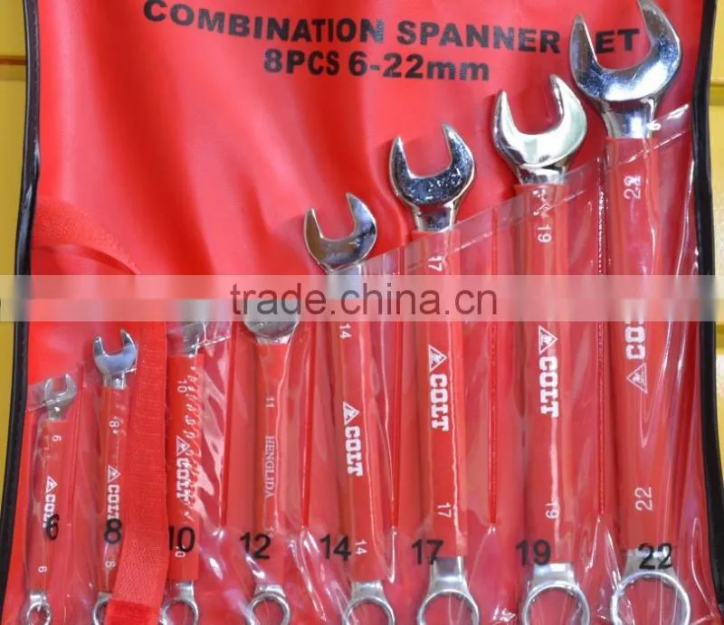 Double open wrench and spanner