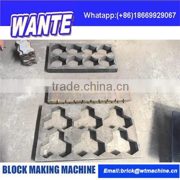 Paver molds of QT4-15 automatic block machine China manufacture