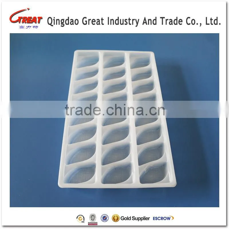 Plastic PP Disposable Food Dumpling Tray