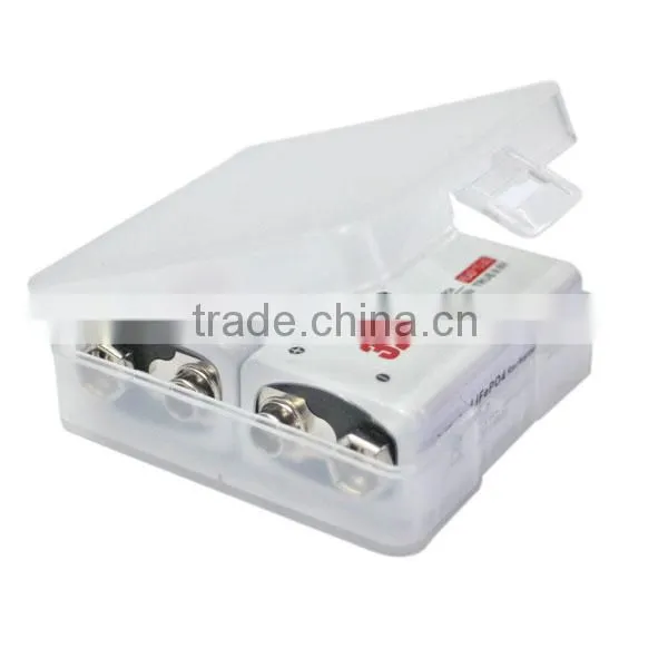 Soshine e3 9V Rechargeable Battery 320mAh 9.6V LiFePO4 9V rechargeable bttery
