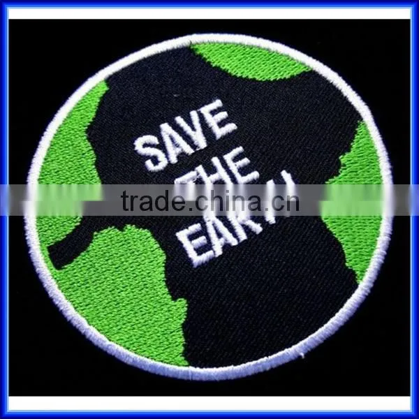 Hot Sales iron on sew applique children embroidery patch, Christmas gift children embroidery applique patches