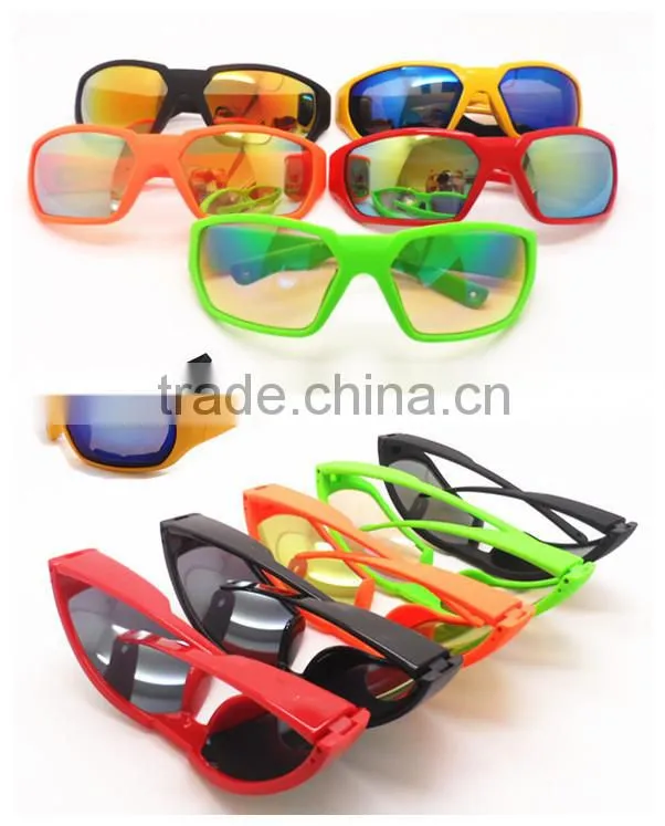 2015 Custom Racing Sports Sunglasses With String, Racing Sports Goggles With Strap