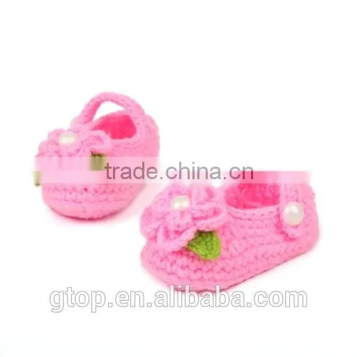 Wholesale Baby Handmade Crochet Shoes Supplier for 1-10 months old S-0033