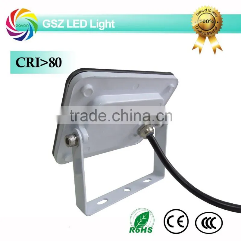 IP65 10W CRI 80 super thin portable led outdoor flood light