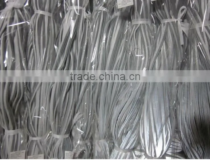 EN20471 high visibility reflective piping for safety clothing garment bags