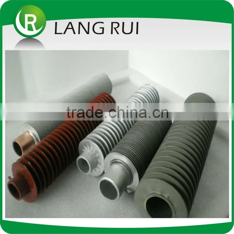 Heat exchanger tube rolling fins carbon