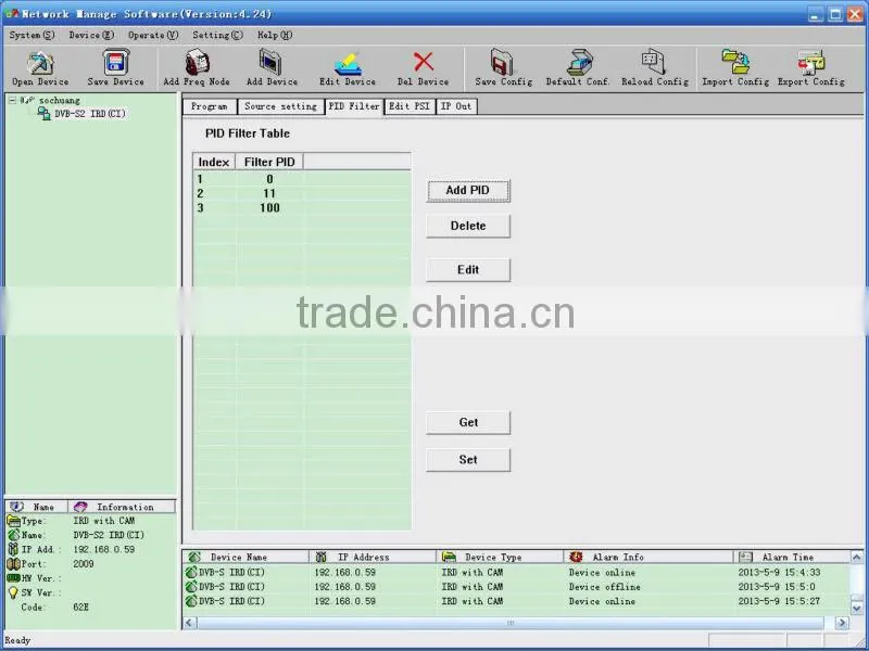 Professional DVB-S2 Demodulator /DVB S2 IP IRD with 2 CI
