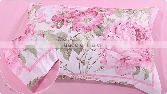 import fashion embroider china supplier 100% cotton percale bedding sets