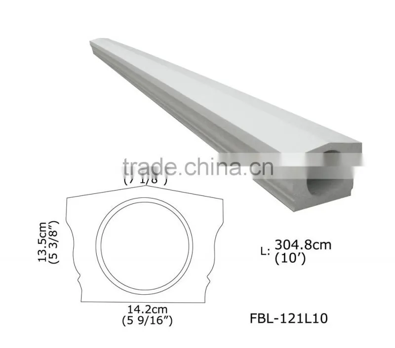 High Quality Good price beautiful new modern luxury Decorative interior polyurethane Balustrade