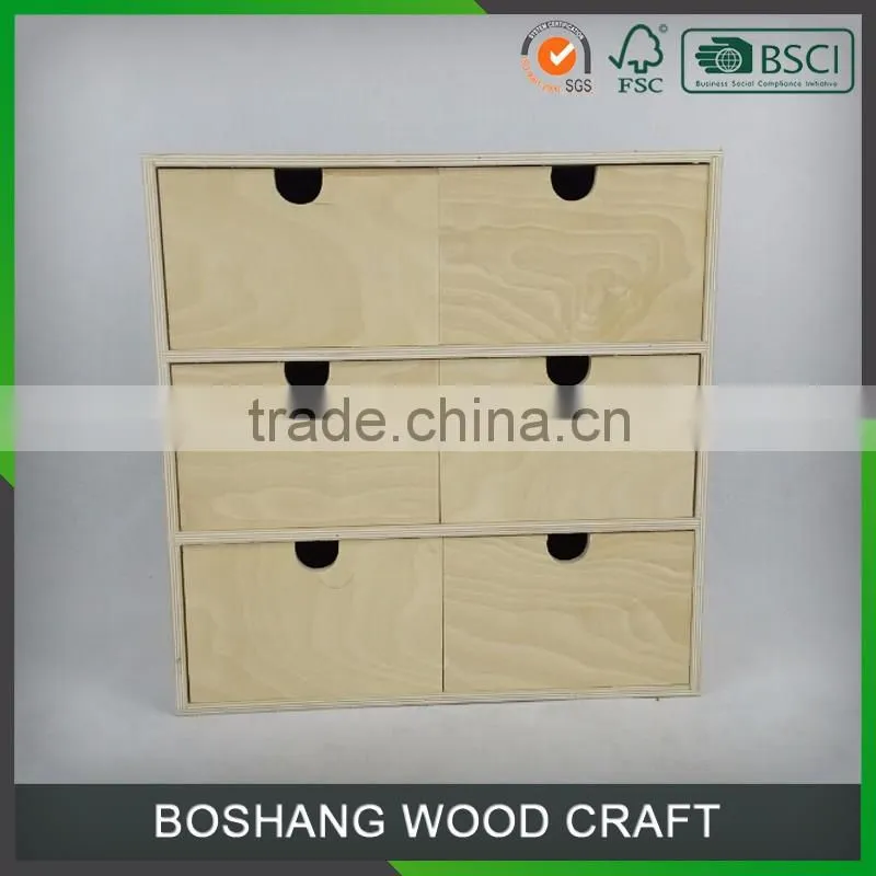 Unfinished Custom Packing Box Wholesale Gift Box Wooden Jewellery Box