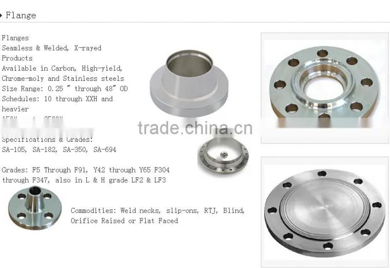 DIN Flange Carbon Steel pipe & DIN Flange ERW Welded steel pipe fitting