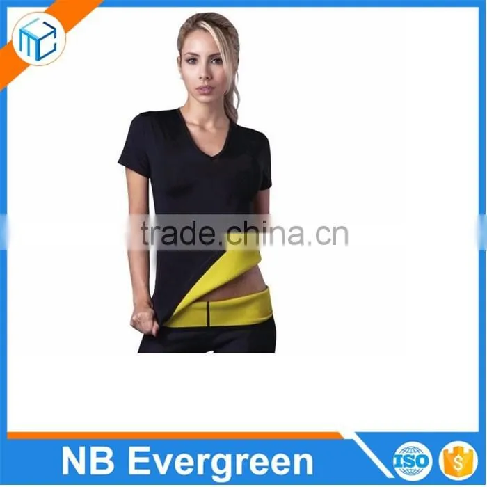 Hot Trendy Body Shapers Neoprene Slimming Control Vest Sport Yoga T-shirt