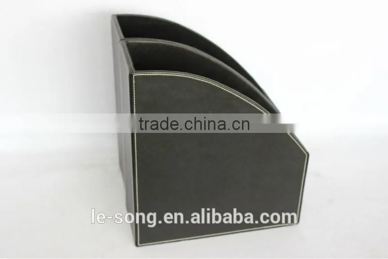 leather file box
