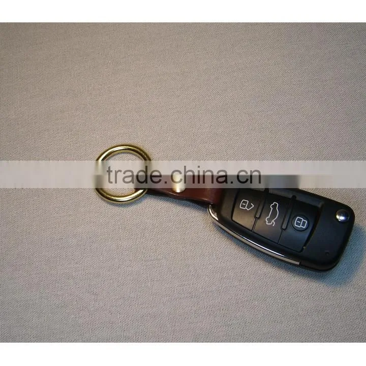 Fashion Leather Key Chain Handmade Cars Key Chain, Copper Ring Key Ring