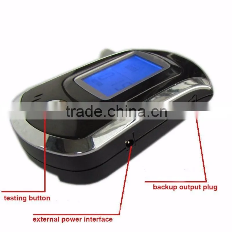 Professional Mini Police Digital LCD Screen Breath Alkohol Alcohol Tester Breathalyzer AT6000 Bafometro Alcoholimetro #