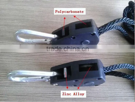Snap hook Zinc alloy Adjustable light hanger