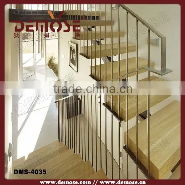 used new design indoor iron straight staircase for sale