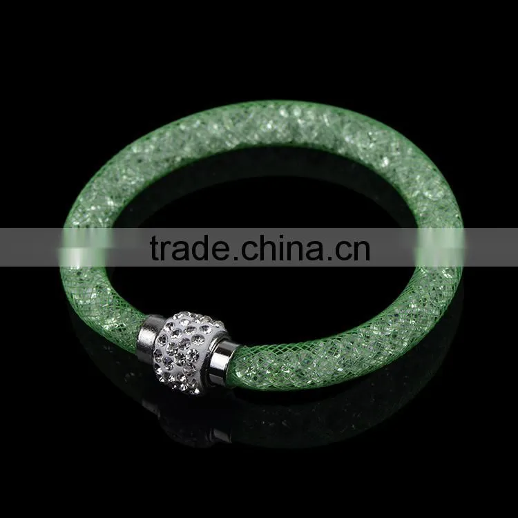 New design high quality crystal stardust magnetic bracelet for women