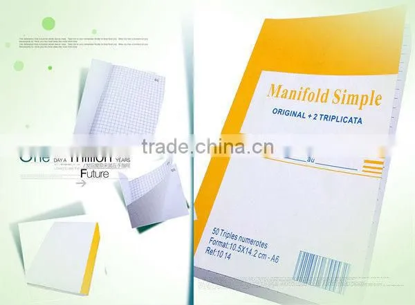 Yiwu hot sales tri/dup orders book design available