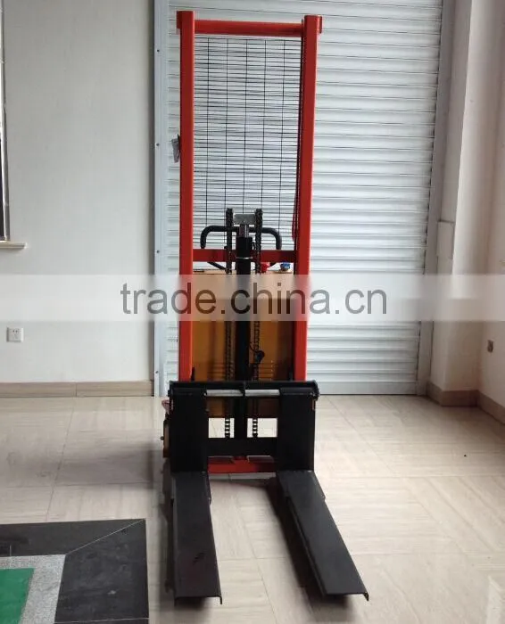 1000kg,1600mm Semi electric stacker SPN1016