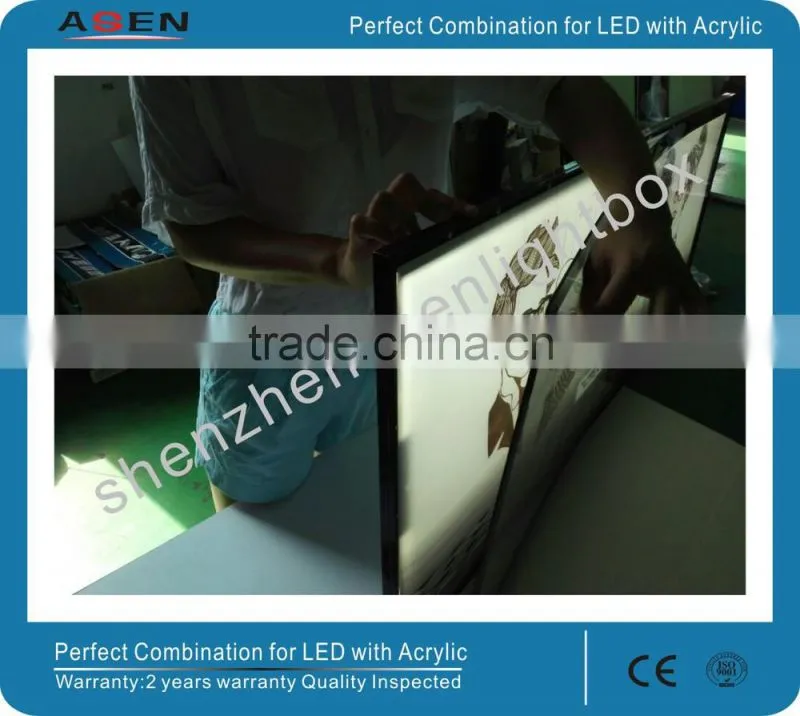 Black Frame LED Magnetic Light Box