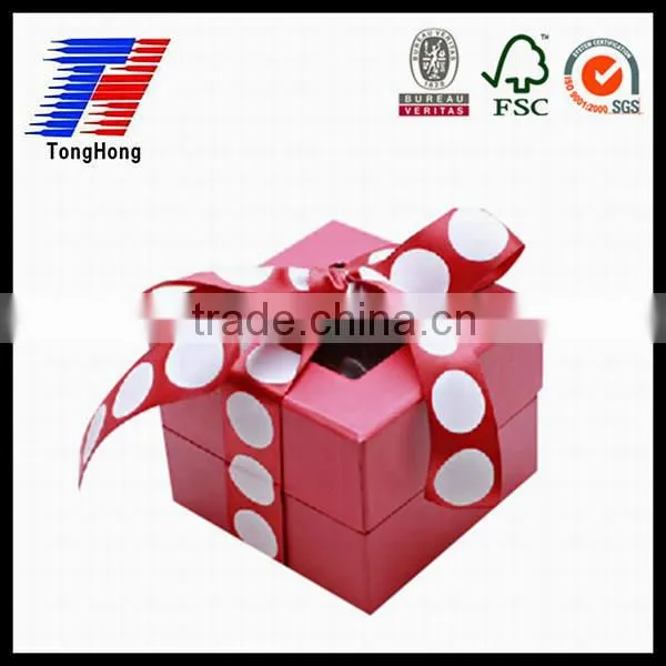 Custom exquisite high quality elegant jewellery box ring box pink gift box wth reasonable price