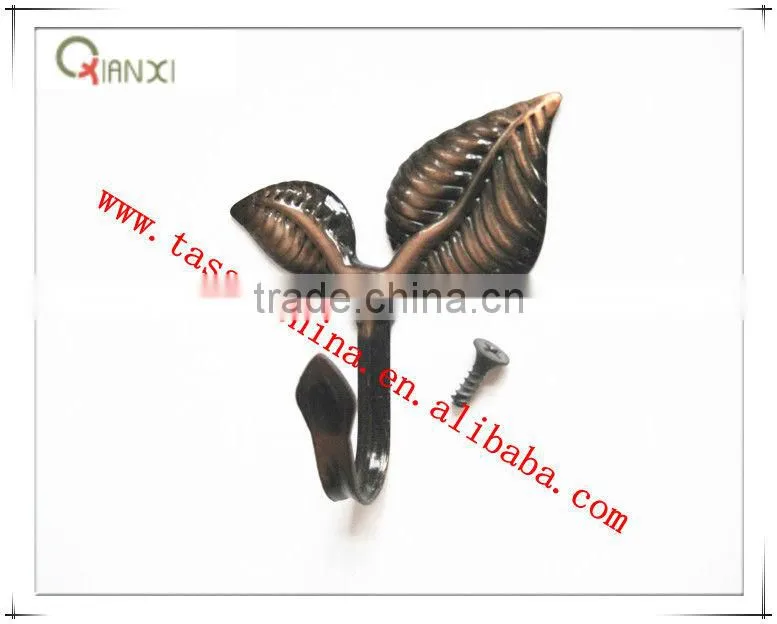 Cheap metal curtain tie back hooks, curtain hooks & holder types