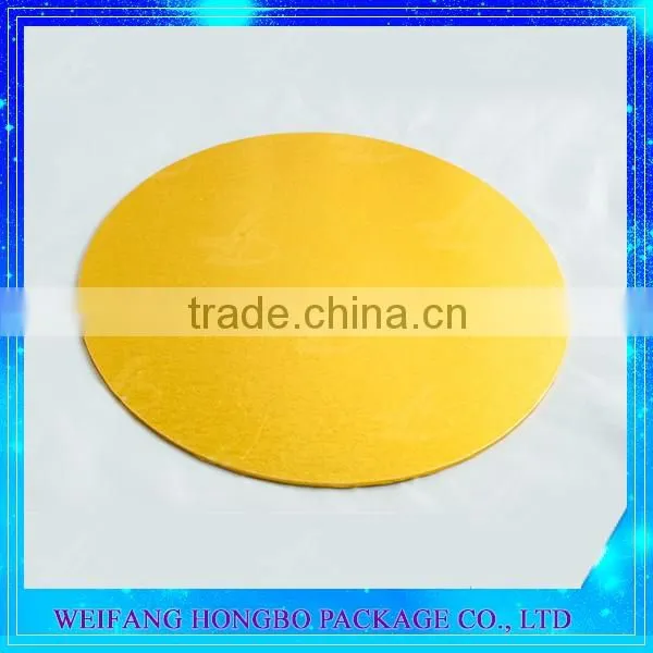 silver round 1/4 thick cake board
