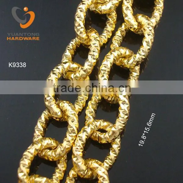 o shape twisted line surface chain