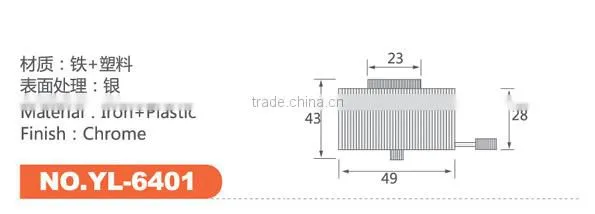 49mm base Plastic furniture adjustable screw feet