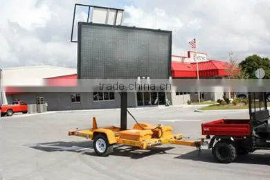 Australian standard solar traffic LED trailer signs VMS