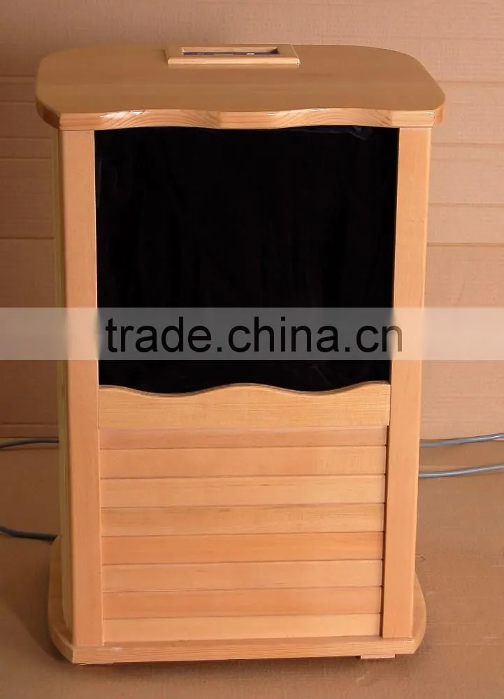 2015 high quality 1 people infrared foot sauna barrel