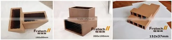 recycled backyard outside hollow composite wood decking wpc decking retractable pergola